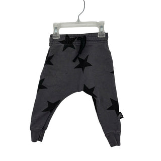Nununu Grey star pants, 6-12 months