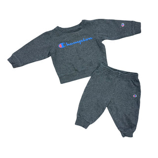 Champion Charcoal grey sweat suit, 18 months