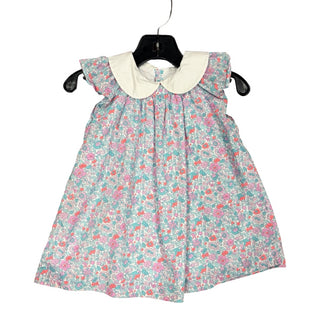 Jacadi Liberty print floral dress w/peter pan collar, 12 months