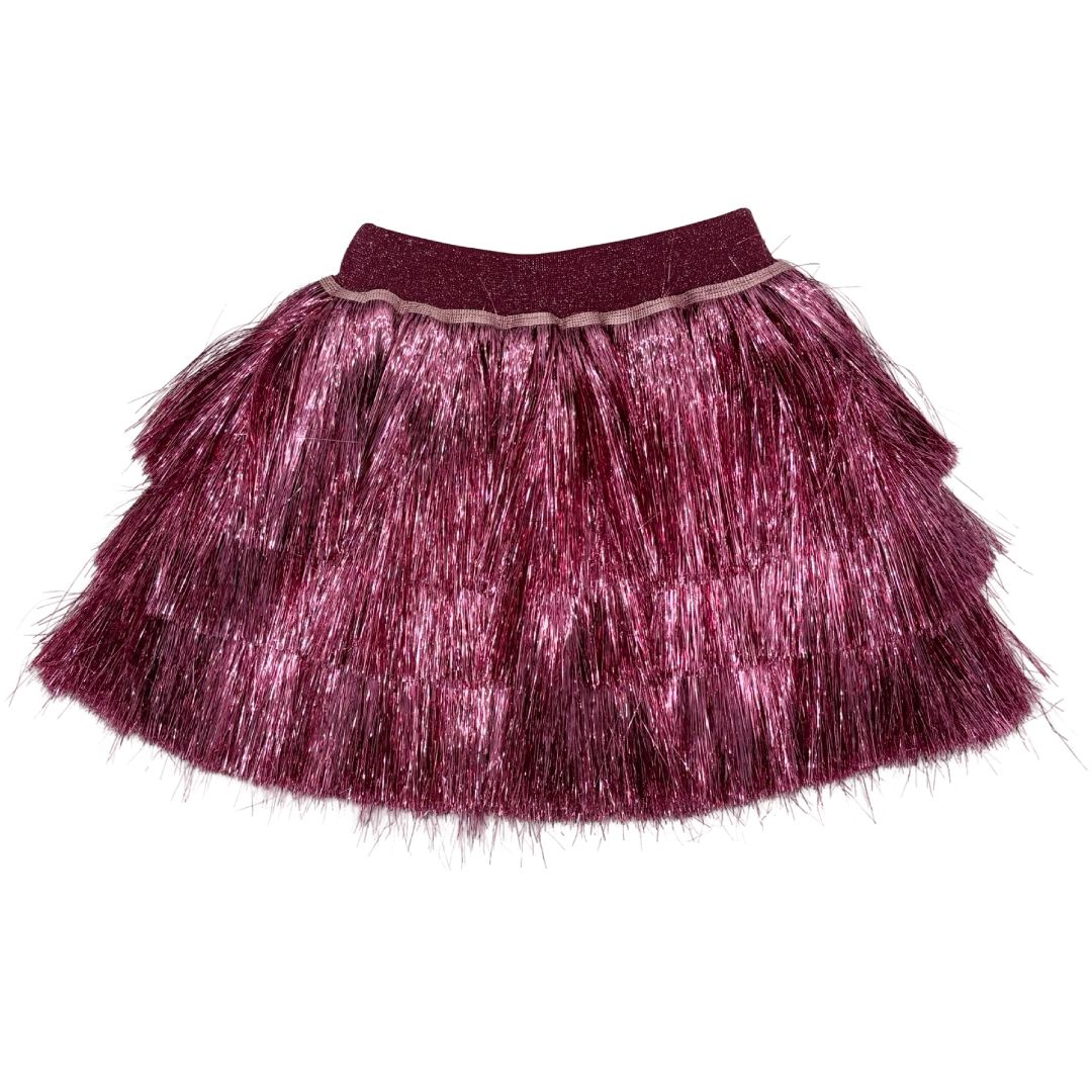 Lola & The Boys pink tinsel skirt, 2 years