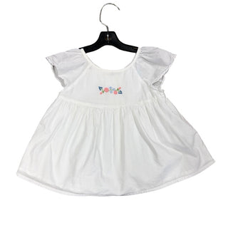 Ralph Lauren White w/embroidered florals dress, 12 months