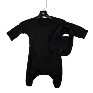 Album Di Famiglia Black sleeper w/bib, 0-3 months