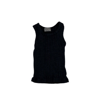 1 + in the Family Charcoal tank top, 3 months