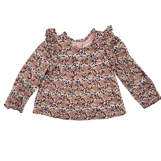 Pink Chicken pink floral top, 4 years