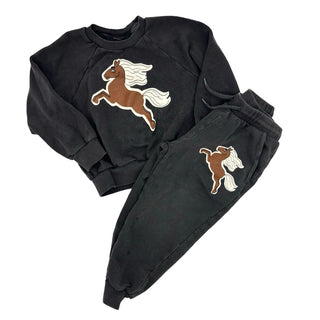 Mini Rodini black  horse set, 1.5 - 3 years