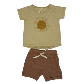Rylee + Cru Sun tshirt/short set, 6-12 months