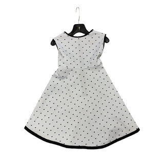 Redfish Kids Blue/white strip dress w/hearts, 3 years