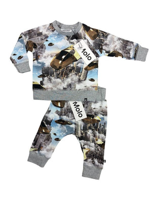 Molo Flying Car Print Set - New With Tags, 9 months