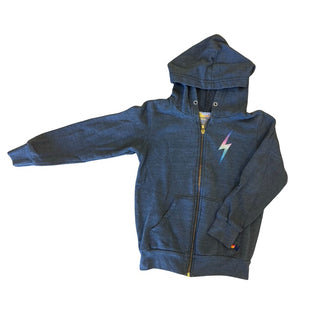 Aviator Nation black w/rainbow lightning bolt, 8 years