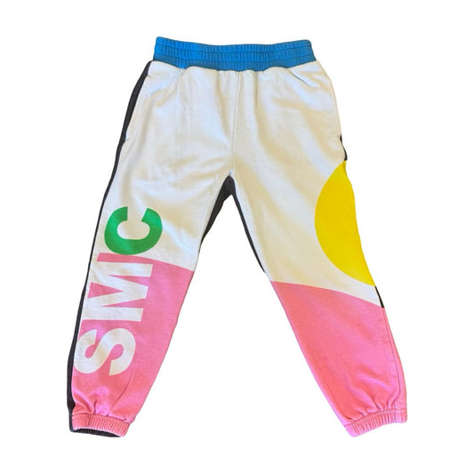 Stella McCartney colour block sweatpants w/small stain, 8 years