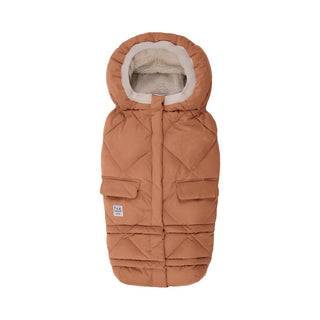7 A.M. Enfant Benji Sherpa Blanket 212 Evolution Footmuff in quilted spice, 6 months - 4 years