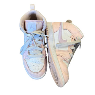 Nike pink/lavender Air Jordan 1 Mid GS, 13 little kid