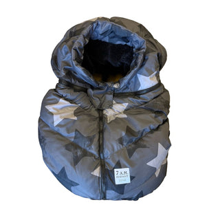 7 A.M. Enfant black w/stars cocoon , 0-12 months
