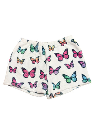 Top Trenz fuzzy pajama shorts, 7-8 years