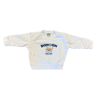 Bonton cream bear sweatshirt, 12 months