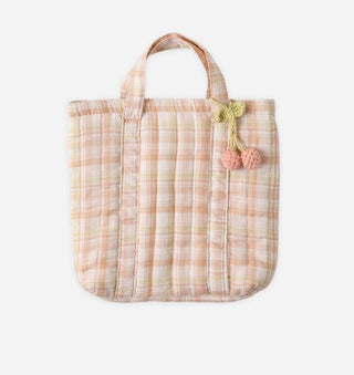 Rylee + Cru Summer Plaid Quilted Bag New with Tags, O/S