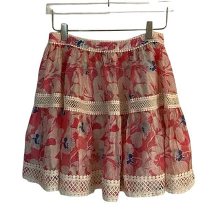 Ted Baker Tabitha pink floral tiered skirt, 1
