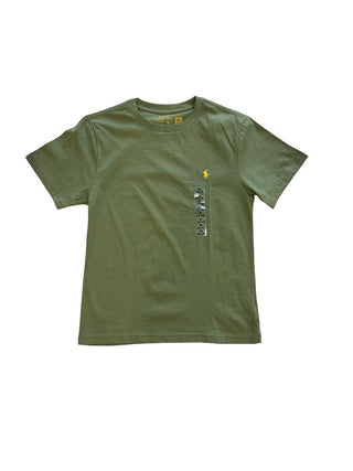 Polo Ralph Lauren Green Tee with Yellow Logo - New With Tags, 10-12 years