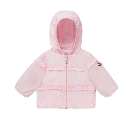 Moncler pink Hiti raincoat/ Jacket, 3 years