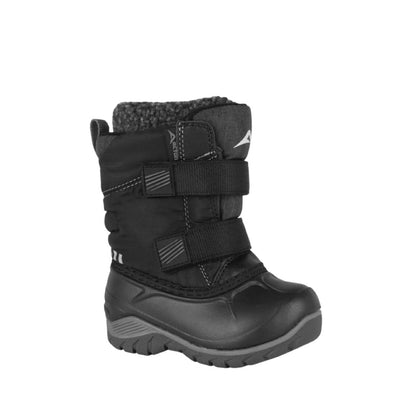 Acton Kiddy black winter boots w/removable felt, 5 little kid