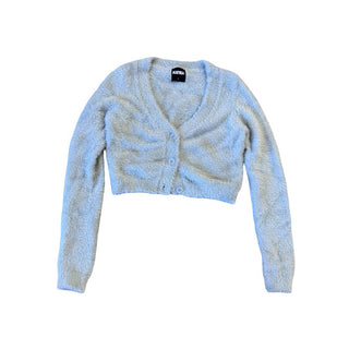 Katie J grey crop cardigan, large