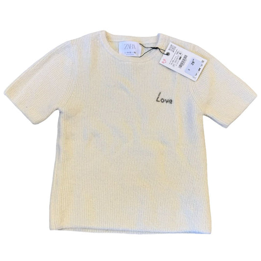 Zara new w/tags ivory sweater, 11-12 years