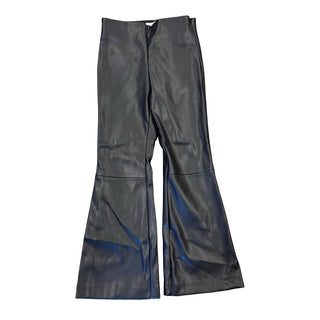 Zara black pleather bell bottom pants, 10 years