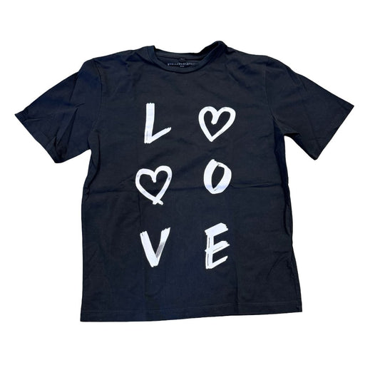 Stella McCartney black Love tshirt, 10 years