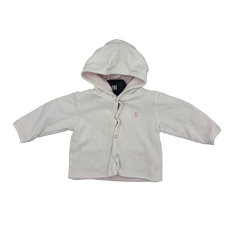 Ralph Lauren White hoodie, 3 months