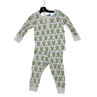 Roller Rabbit Two piece green bunny pj’s, 12-18 months