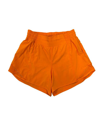 Lululemon Orange Running Shorts, 6 Womens
