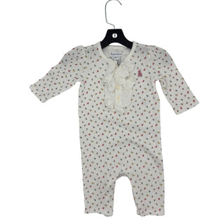 Ralph Lauren White floral playsuit, 3 months