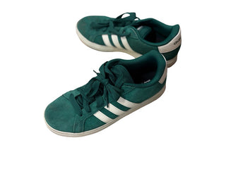 Adidas Green Sueded Sneakers, 5 big kid