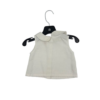 Gingersnaps White collared tank top, 6 months