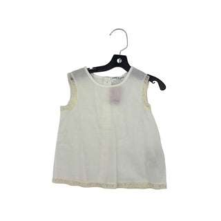 Babe & Tess White tank w/lace, 12 months