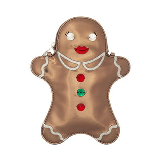 Charlotte Olympia ginger bread man purse, one size