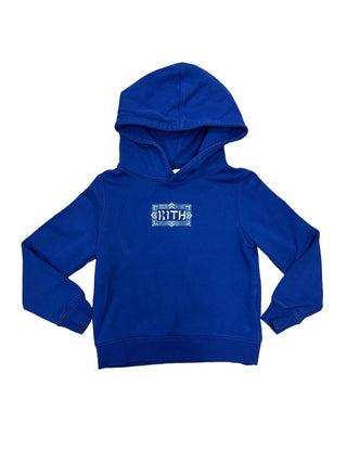 Kith royal blue hoodie, small (6-7 years)