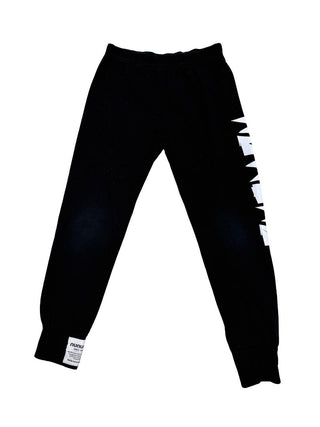 Nununu black pants with graphic on side, 4-5 years