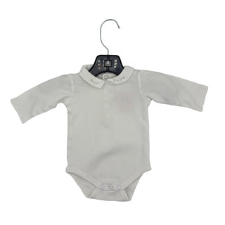 Jacadi White long sleeve onesie , 1 month