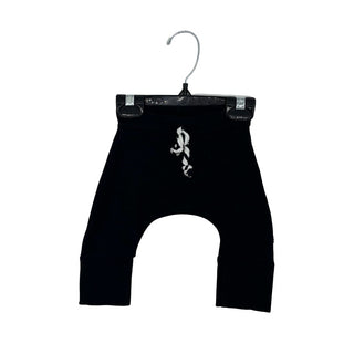 North Kinder Black leggings, 0-6 months