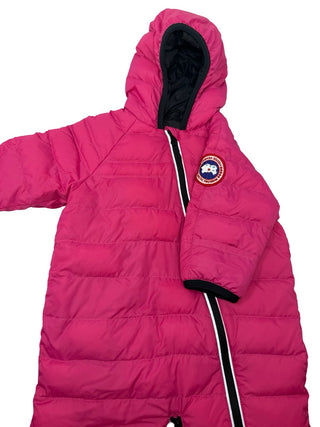 Canada Goose pink snowsuit, 6-12 months
