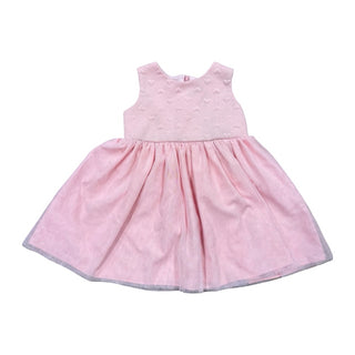 Purple Rose Pink dress with hearts and tulle, 2 years