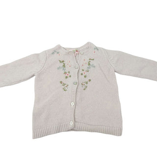 Bonpoint Embroidered wool cardigan, 18 months