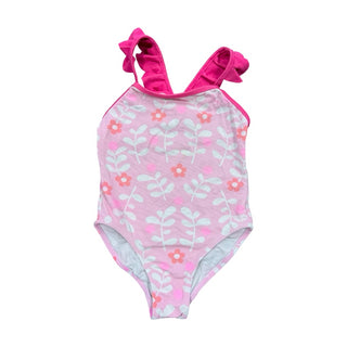 Jacadi Pink one piece bathing suit, 6 years