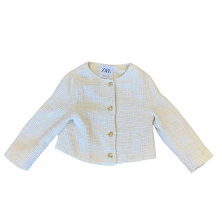 Zara Chanel Inspired Cream Cardigan, 6-7 years