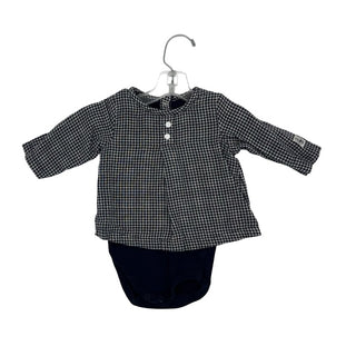 Petit Bateau Navy blue top/onesie, 3 months