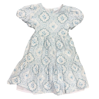Edgehill Collection Blue flowered dress, 4 years