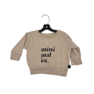 Hux Pink Minimalist sweatshirt, 3-6 months