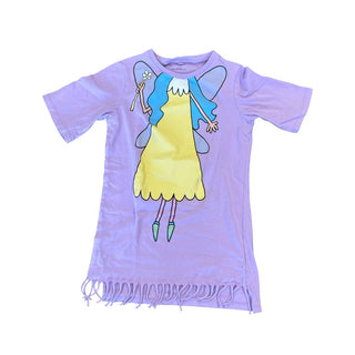 Stella McCartney Purple T-shirt Dress with Fairy, 8 years