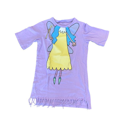Stella McCartney Purple T-shirt Dress with Fairy, 8 years
